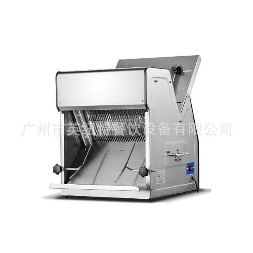 厂家直销商用电动面包切片机不锈钢全自动吐司方包分片机厚薄可调