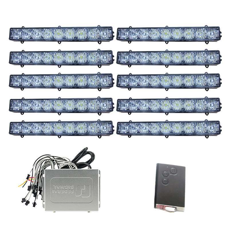 源头厂家：汽车LED爆闪警示灯多模式闪烁灯遥控改装信号灯9D-T10