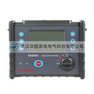 ES3025数字绝缘电阻表兆欧表高压绝缘电阻测试仪绝缘电阻测试仪