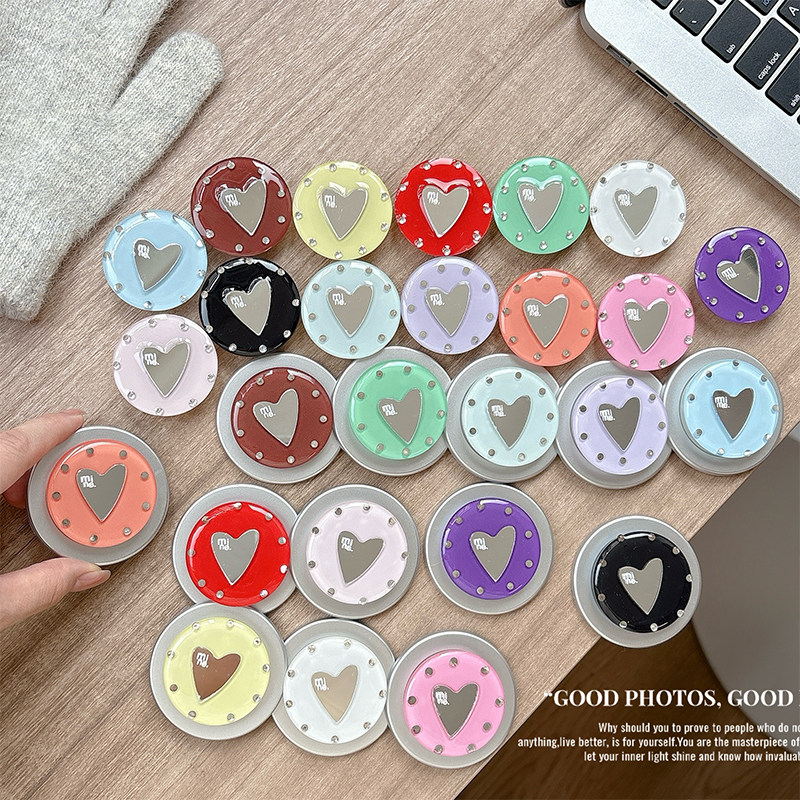 多巴胺镜子创意便携手机气囊支架桌面看追剧磁吸粘贴懒人支撑背贴