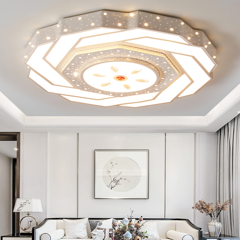 22年客厅灯大气酒店大厅会议室led吸顶智能创意定制大灯2米