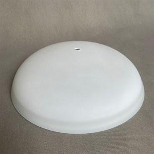 现代水晶吊灯底部灯罩奶白玻璃外壳罩欧式圆形磨砂替换灯具