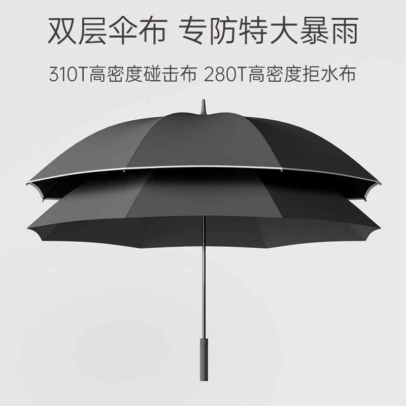 左都自动长雨伞人超大号加固加厚结实男士抗风暴雨直杆伞,居家日用,伞,淘宝优惠券,粉丝福利购,淘宝优惠卷