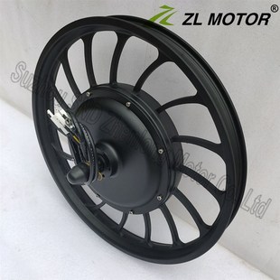 后驱全黑款 20寸电动自行车替换 碟刹大功率电机 1000W 36V48V