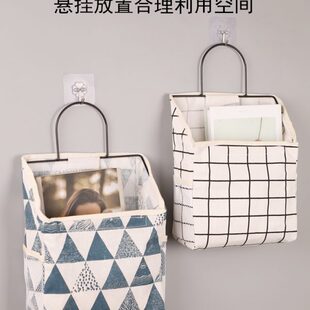 塑料袋子壁挂式 厨房垃圾袋收纳神器装 大容量柜门储物家用整理网兜