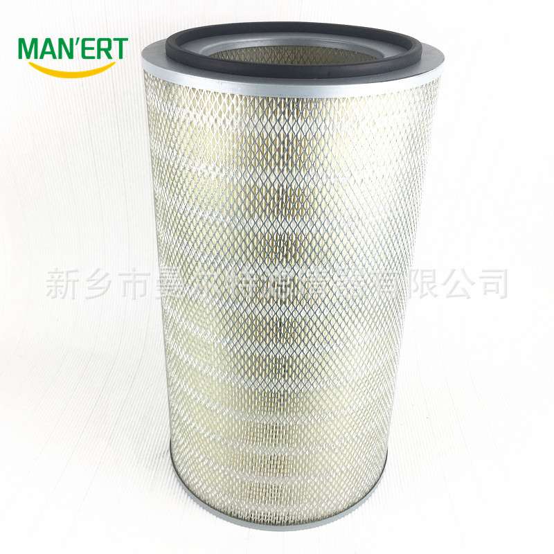 LGD75/0131C空压机空滤XYAF018NEB空气滤清器芯铁盖单通内外芯