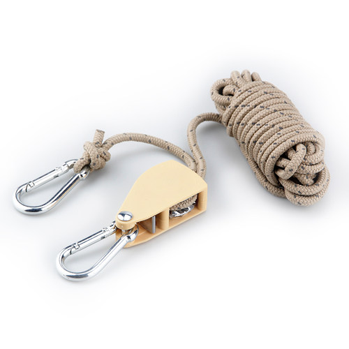 户外天幕防风绳滑轮调节扣拉紧器加粗6MM反光帐篷风绳快速紧绳器