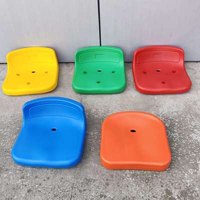 看台座椅吹塑中空坐椅体育场塑料面面食堂餐桌候车排椅观礼台凳子