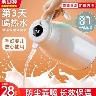保温水壶家用保温壶大容量便携热水壶学生热水瓶玻璃内胆高档暖瓶