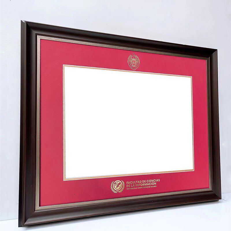 欧洲国家毕业装裱展示框画框相框实木挂墙框框可定制