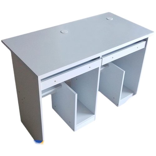 学校单人双人位电脑桌多媒体教室微机室计算机房台式翻转课桌讲台