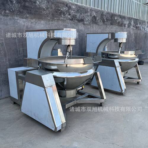 半自动不锈钢行星搅拌炒锅 厨房设备刮底炒料机调味品搅拌炒锅