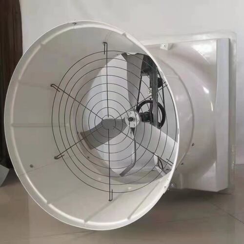 玻璃钢负压风机 铝合金铸铝扇叶工业畜牧养殖猪场鸡舍鸭舍排风扇