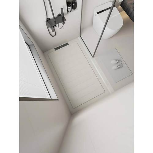 淋浴房下沉式卫生间岩板定制淋浴板浴室冲凉垫脚防滑石地底座踏板