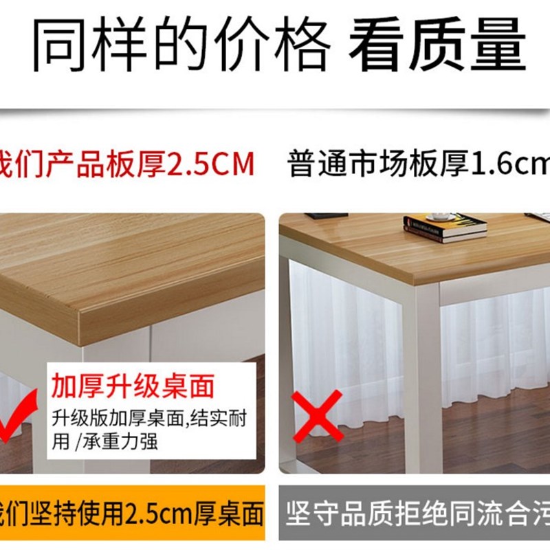 简约办公桌单人书桌经济型宽40/50/60/70/80cm定制电脑桌加固加厚