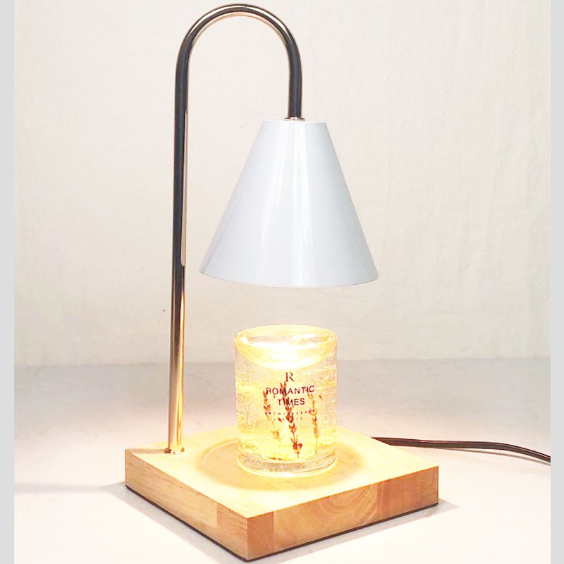 香薰融蜡烛灯ins少女创意轻奢浪漫大理石装饰卧室床头柜铃兰台灯