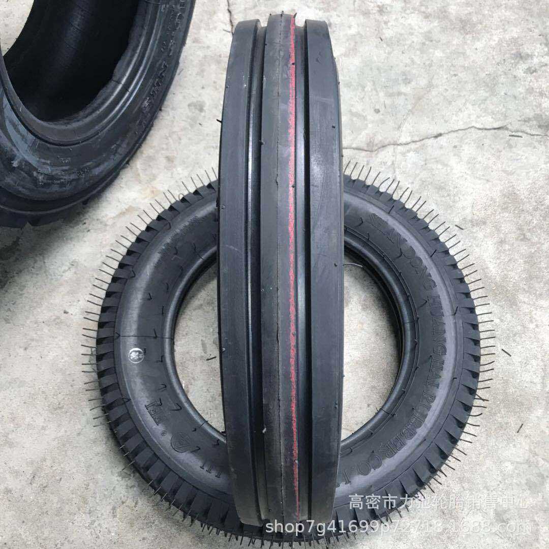 500-15三轮车轮胎双沟导向花纹加深防扎农用车轮胎现货 500-15
