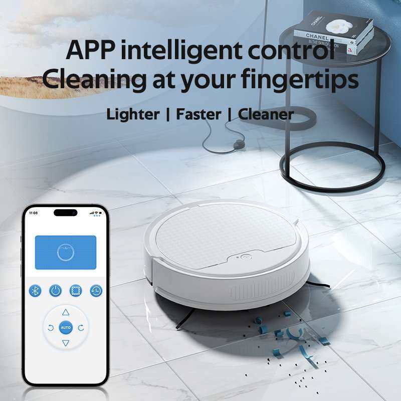 Smart Robotic Vacuum Cleaner for Home, Automatic obowai OB8S