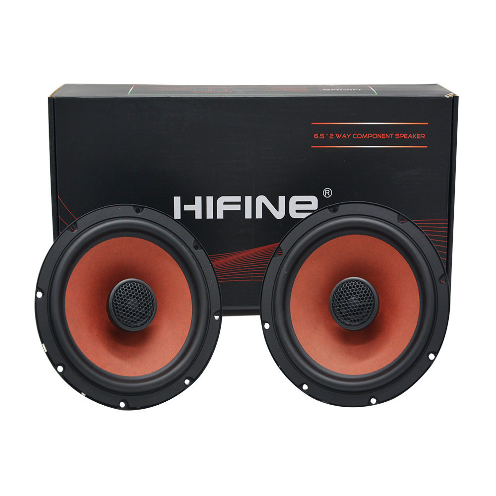 汽车音响车载喇叭HIFINE6300通用型6.5寸同轴喇叭双路汽车影音