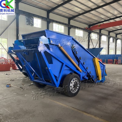 土壤筛石设备 拖拉机牵引式农田捡石头机 甘肃陕西农田碎石收集机