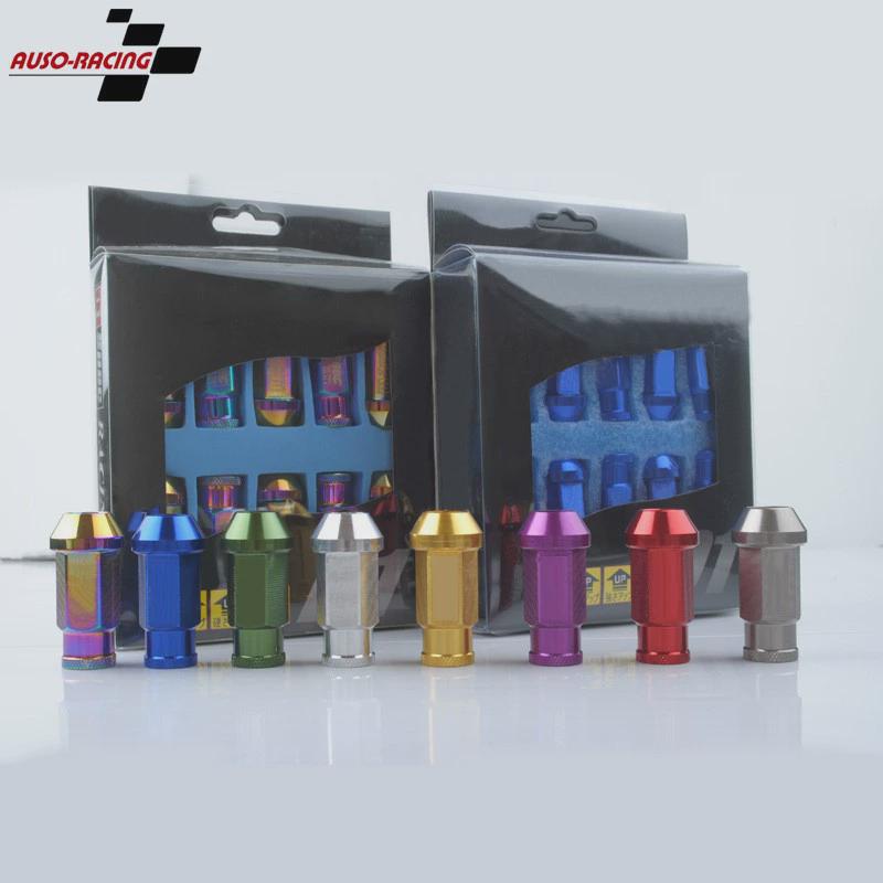 螺丝650l轮毂改装轮毂螺母汽车轮胎轮毂盖汽Q车轻量化铝合金螺母