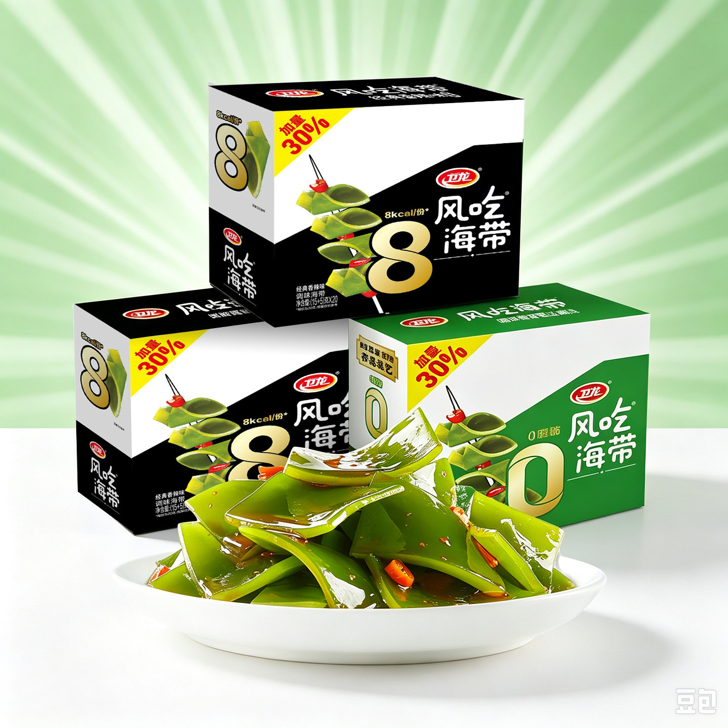 卫龙风吃海带丝20g酸辣香辣散装海味零食即食休闲经典爽口小吃图片