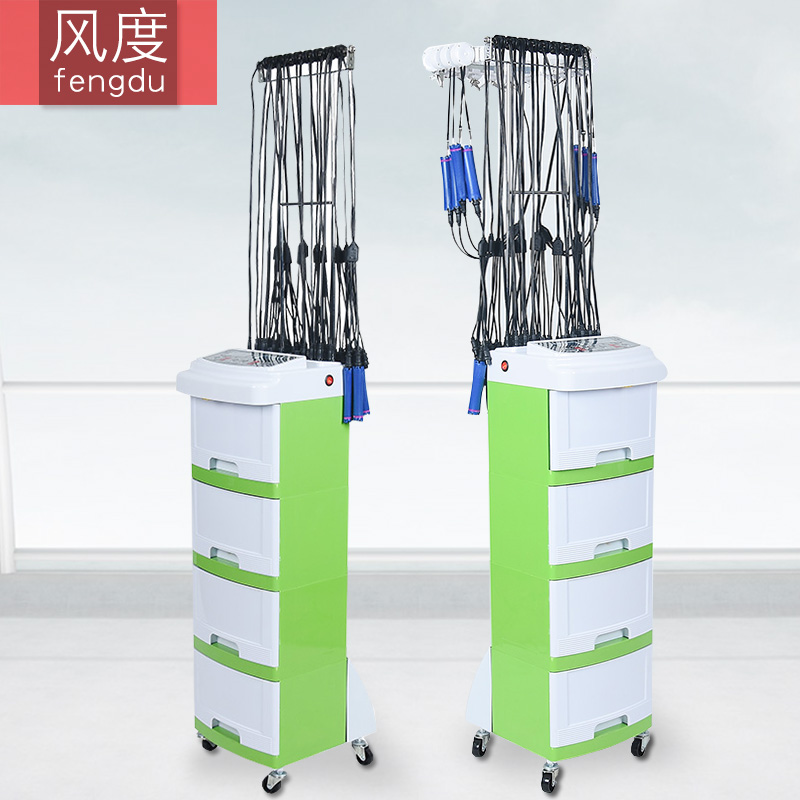 24V美发烫发机AB组双屏智能陶瓷O热烫机器数码环保烫