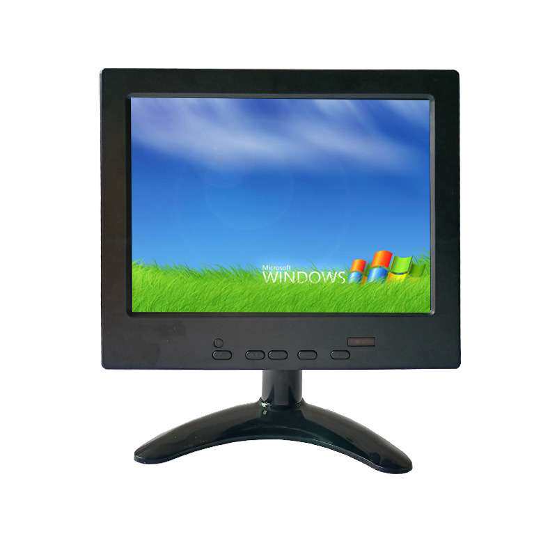 MKU厂家 8寸触摸显示器VGA HDMI AV视频监视器电阻电容触摸屏
