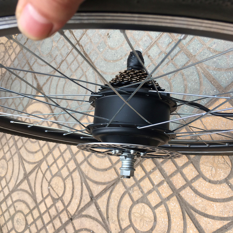 辐条轮改助力 自行车改装电动轮组 各种锂电电机36v驱动 48v马达