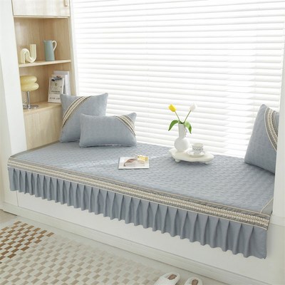 飘窗垫子简约现代四季通用窗台阳台垫防滑轻奢榻榻米炕垫套罩定制