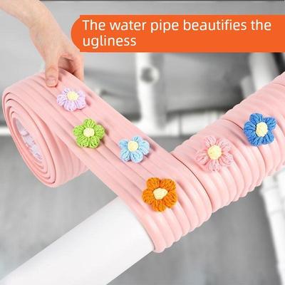 下水管道装饰屏蔽袋空调燃气燃气管道隔音棉浴室阳台水管丑陋的神