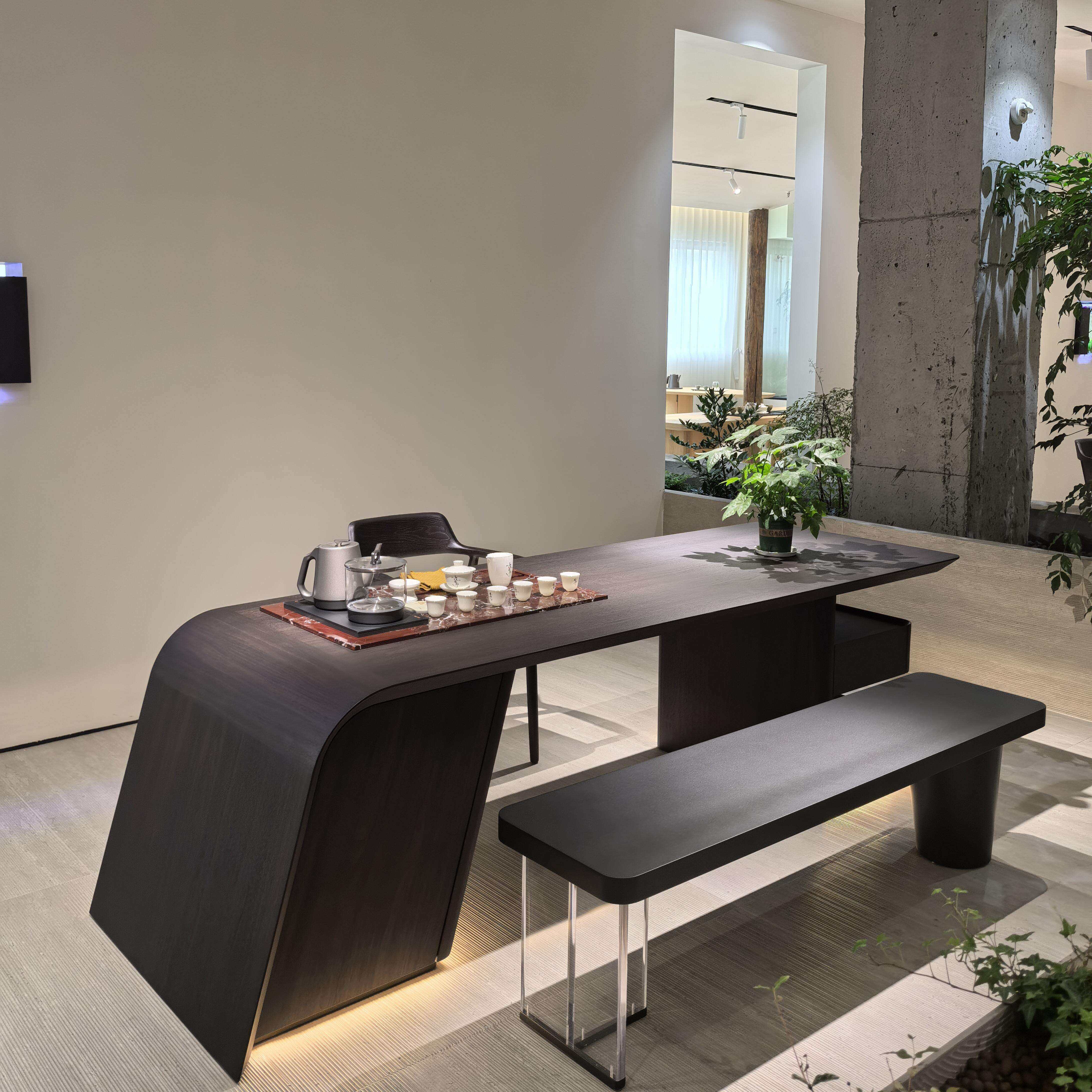 新中式实木茶桌椅组合现代简约茶台禅意家用客厅茶几泡茶桌茶室