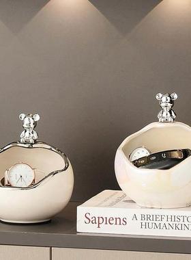 入户门口玄关钥匙收纳置物架摆件客厅家居轻奢装饰品乔迁新居礼品