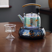 品陶堂静音黑晶炉莺歌泡茶炉烧水泡茶炉玻璃壶黑晶炉无辐射煮茶炉