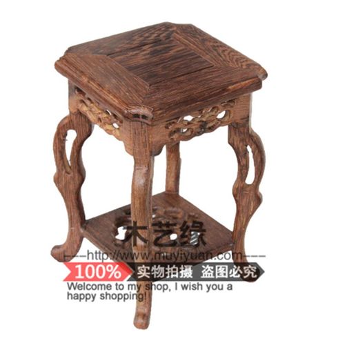 实木底座正方形红木架木质奇石盆景底座茶壶紫砂壶木托木雕