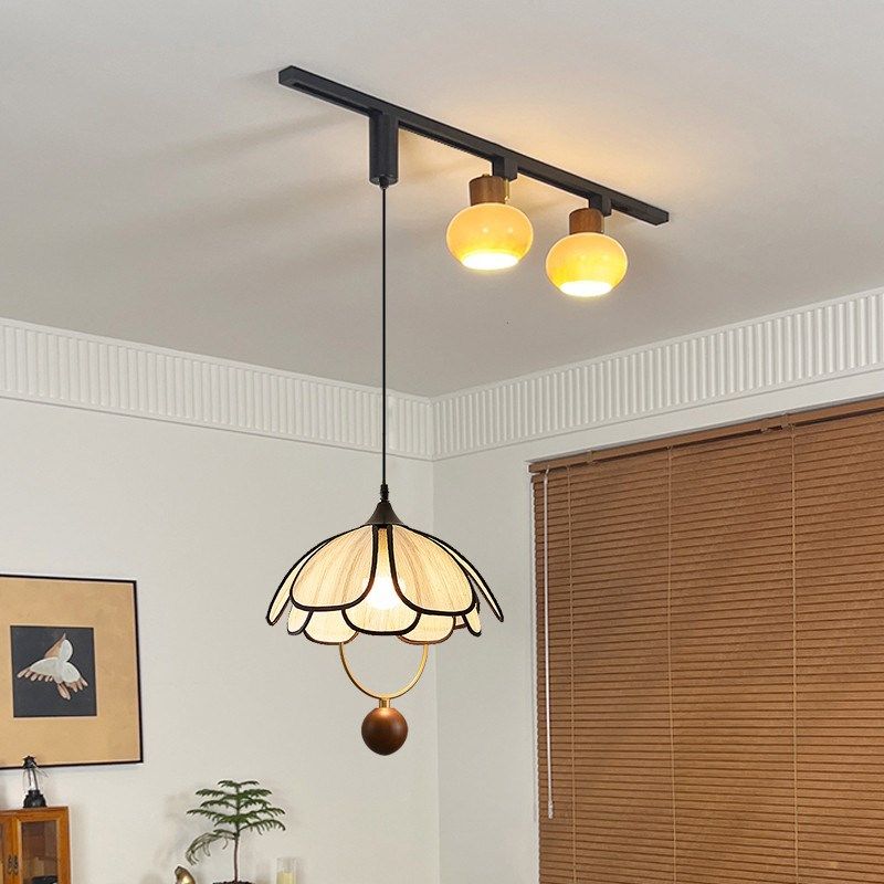 吊灯复古侘寂风新款移位轨道式中古风餐桌吧台岛台灯具,家装灯饰光源,餐厅吊灯,淘宝优惠券,粉丝福利购,淘宝优惠卷