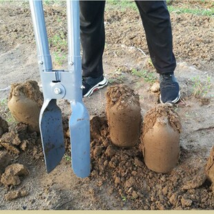 移苗器农用手动移苗铲栽苗铲打洞取土制钵器菜苗种植木移栽器