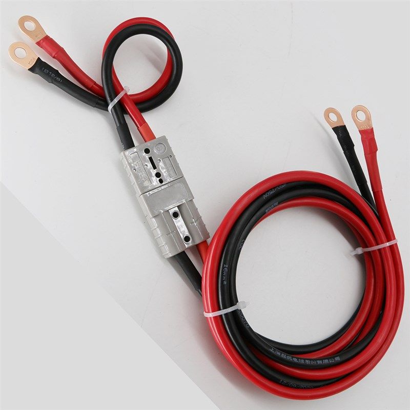 对接线电动叉车连接器电池连接头汽车绞盘快插安德森带线