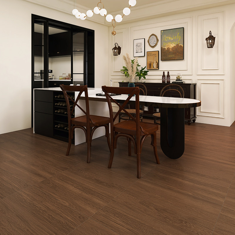 罗浮威尔柔光肌肤釉风木纹瓷砖客厅卧室仿实木地板砖