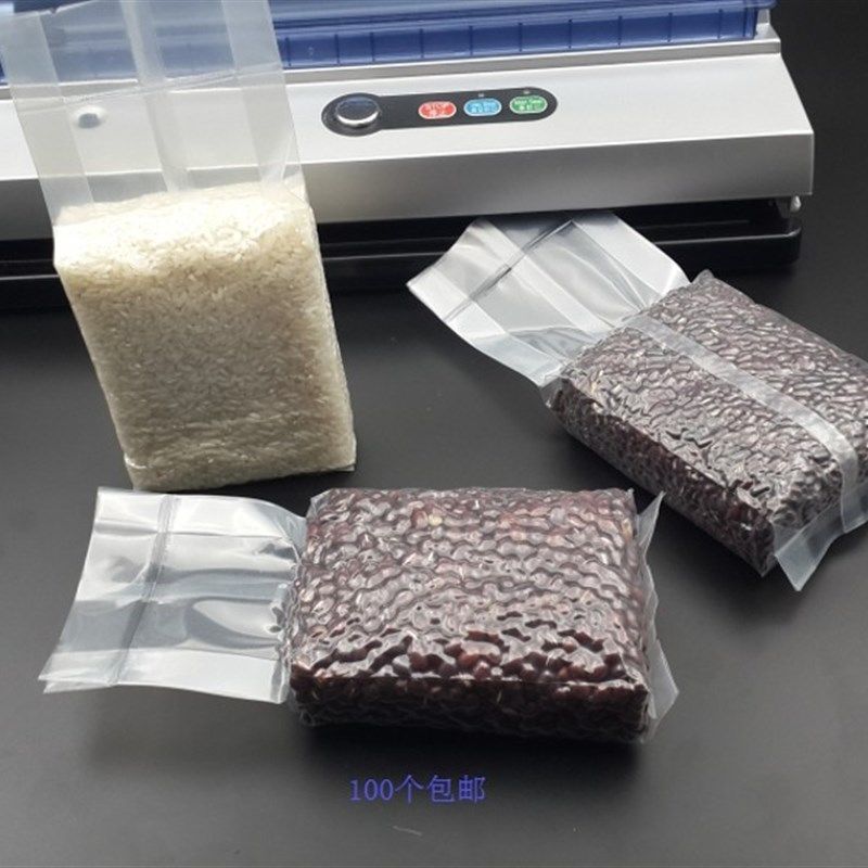真空包装袋 米砖袋米砖真 空尼龙料 一斤装 豆类食品风琴袋 个