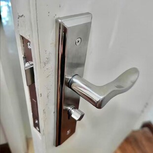 锁具木门门把手室k内家用执手通用型房门手柄卧室门锁整套免改孔