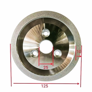 碟型金刚石砂轮自动车刀J金刚石三孔油轮电镀树脂砂轮