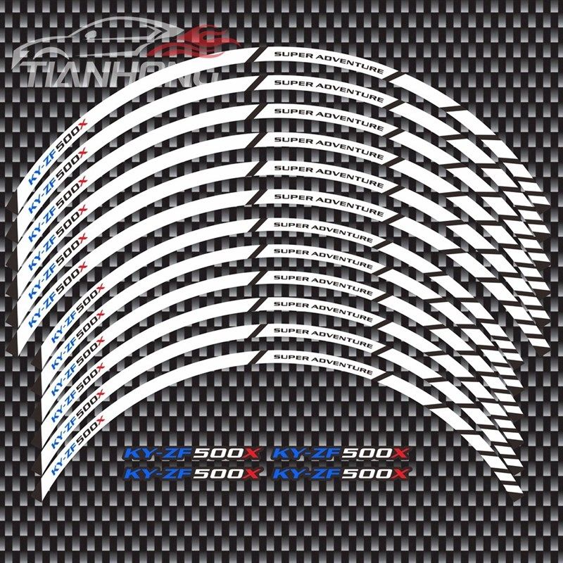 适用珠峰凯越400X  500X轮毂防水反光贴纸改装贴纸KY400X500X