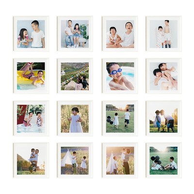 墙蛙创意照片墙相框组合挂墙定制免打孔培训舞蹈教室展示墙相册墙