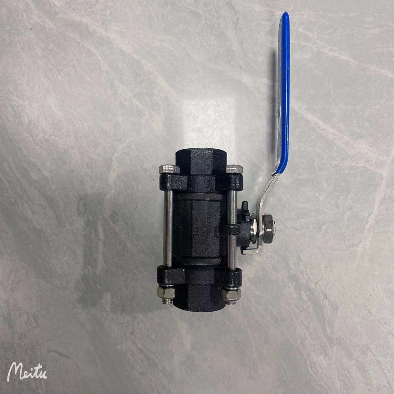 WCB铸钢碳钢三片式内螺纹丝扣/对焊接球阀Q61F/Q11F-16/25/40/64C