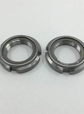 精密U型开槽轴承圆螺母自锁螺帽FUNT/FUNTC12/15 M10-0.75 M12 17