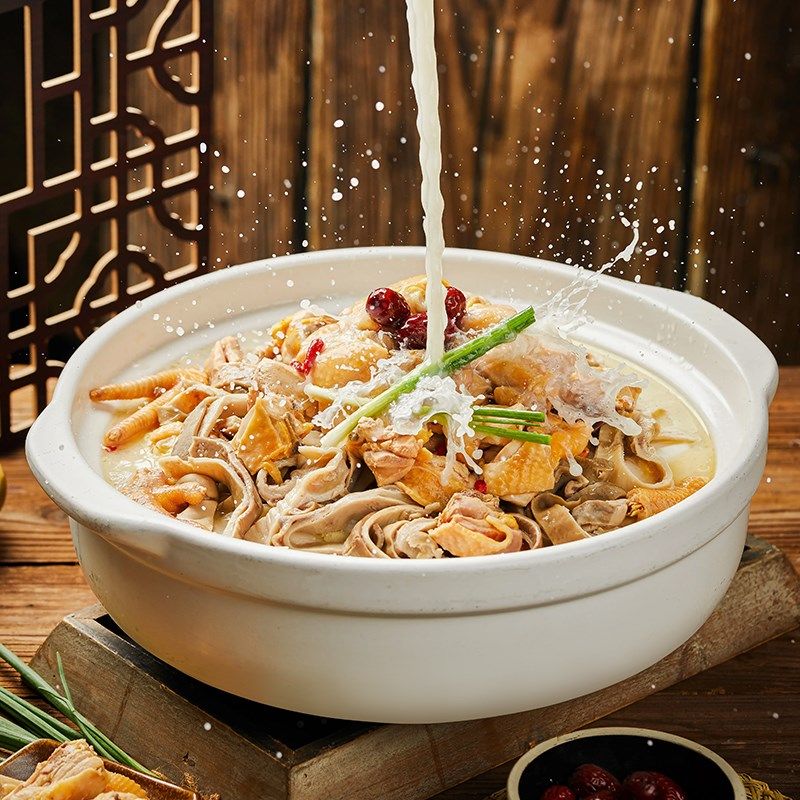 稻森陶瓷砂锅耐高温干烧不裂燃气灶专用大容量煲汤炖汤锅小沙锅