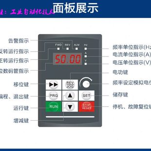 ED3100 小控制面板 易驱变频器 CV3100 键盘 操作面板 显示器