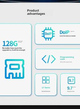 汽车诊断仪器朗仁Ps90Pro汽车在线编程计算机Obd汽车维修解码器故