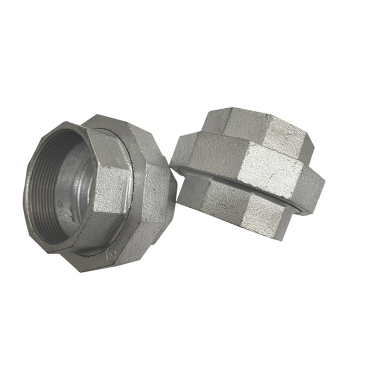 建支镀锌内丝活接消防镀锌玛钢管件蒸汽镀锌内牙活接头水管接头